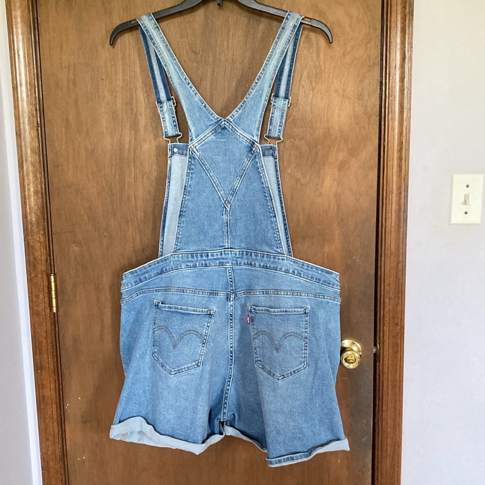 Offer $35 Levi’s denim jean short overall 20W - Picture 16 of 17